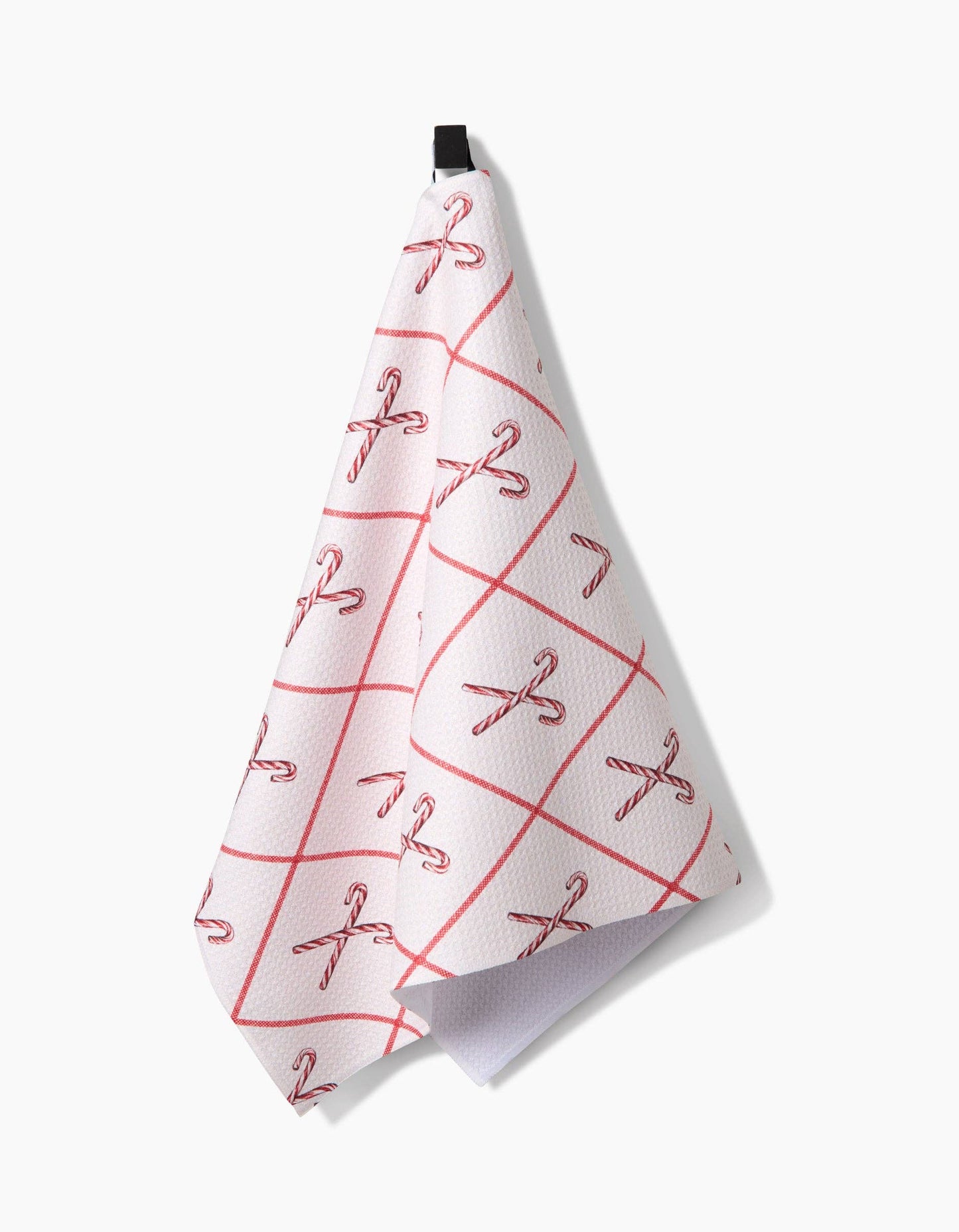 Geometry - Festive Candy Canes Tea Towel