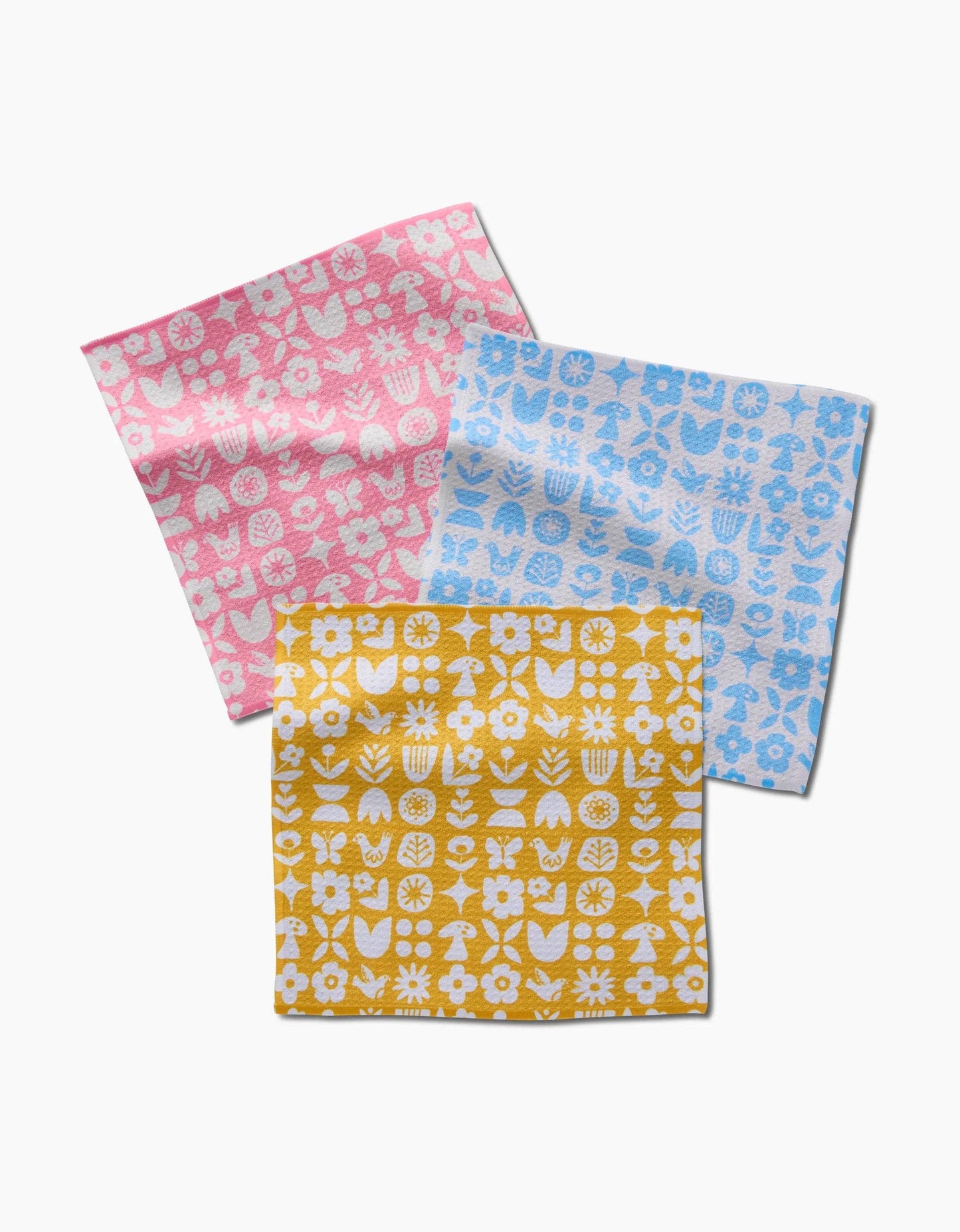 Geometry - Scandi Spring Dishcloth Set