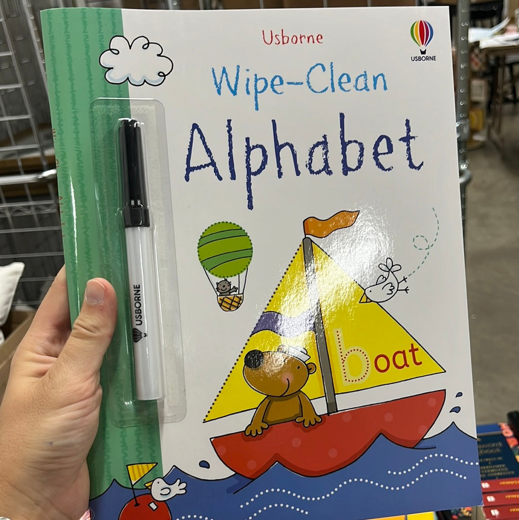 Wipe clean alphabet