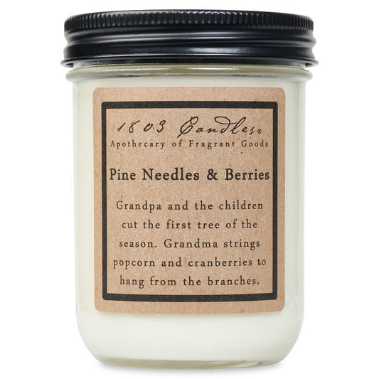 Pine Needles and Berries - Candle