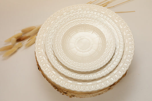 Basketweave Salad Plate