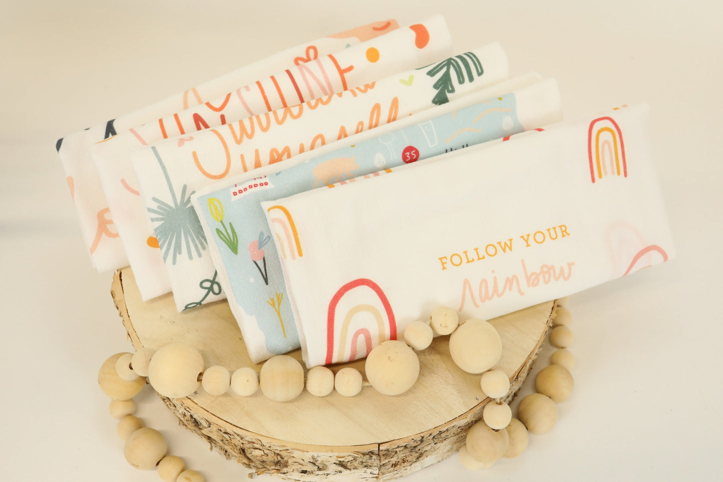 Happy People and Plants Flour Sack Towel