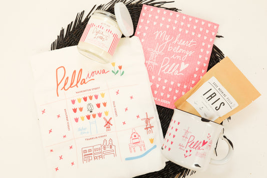 "My Heart Belongs in Pella" Flour Sack Towel