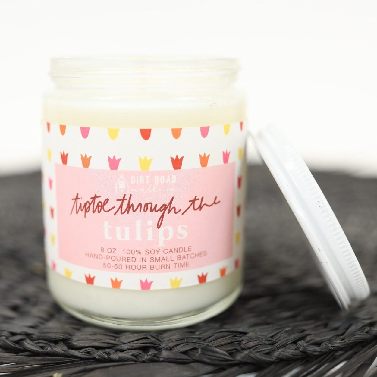 Tiptoe Through the Tulips - Custom Candle
