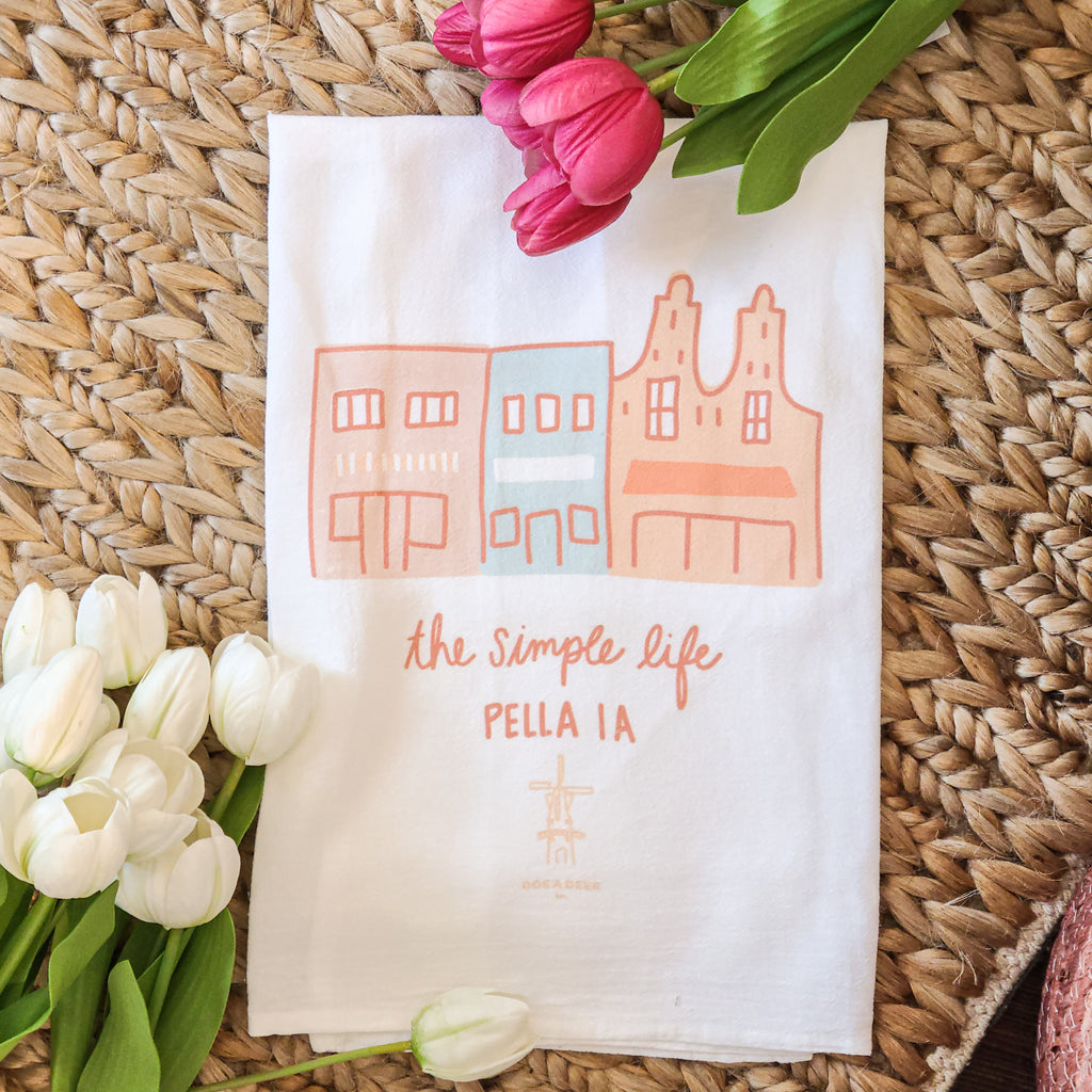 Pella Storefront Simple Life - Flour Sack Towel
