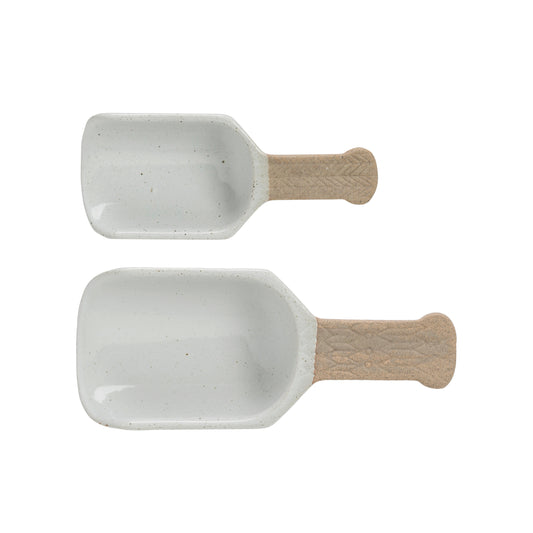 Sandstone Handle Ceramic Scoops
