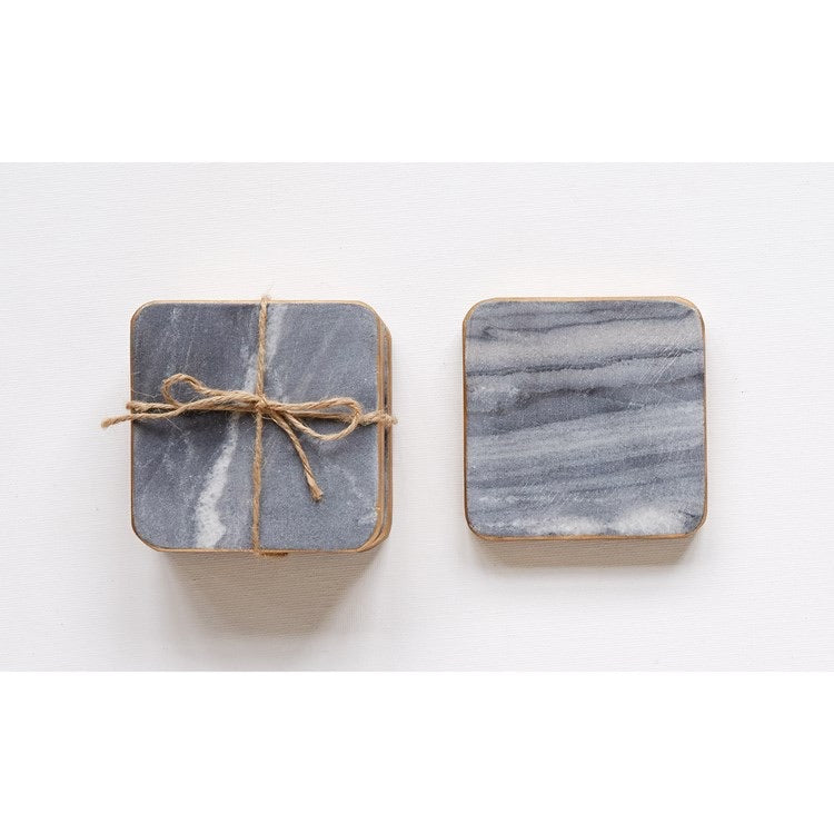 Coaster Set - Stone Marble