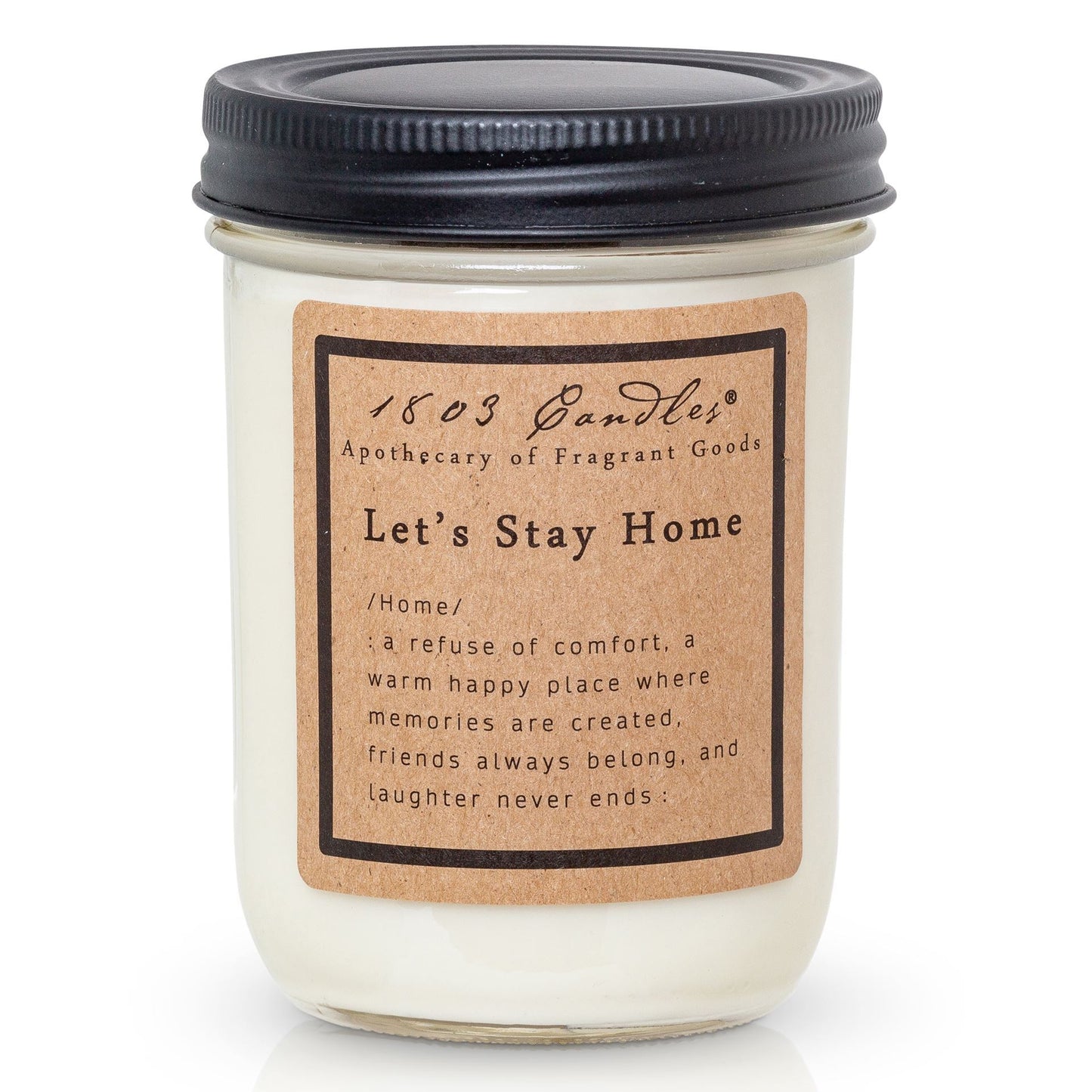 Let’s stay home - candle