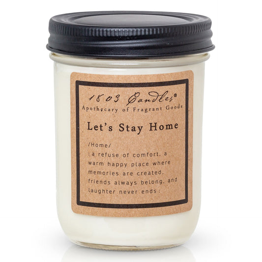 Let’s stay home - candle