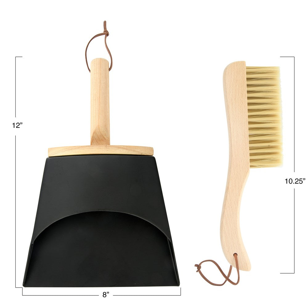 Beechwood Hand Broom & Pan