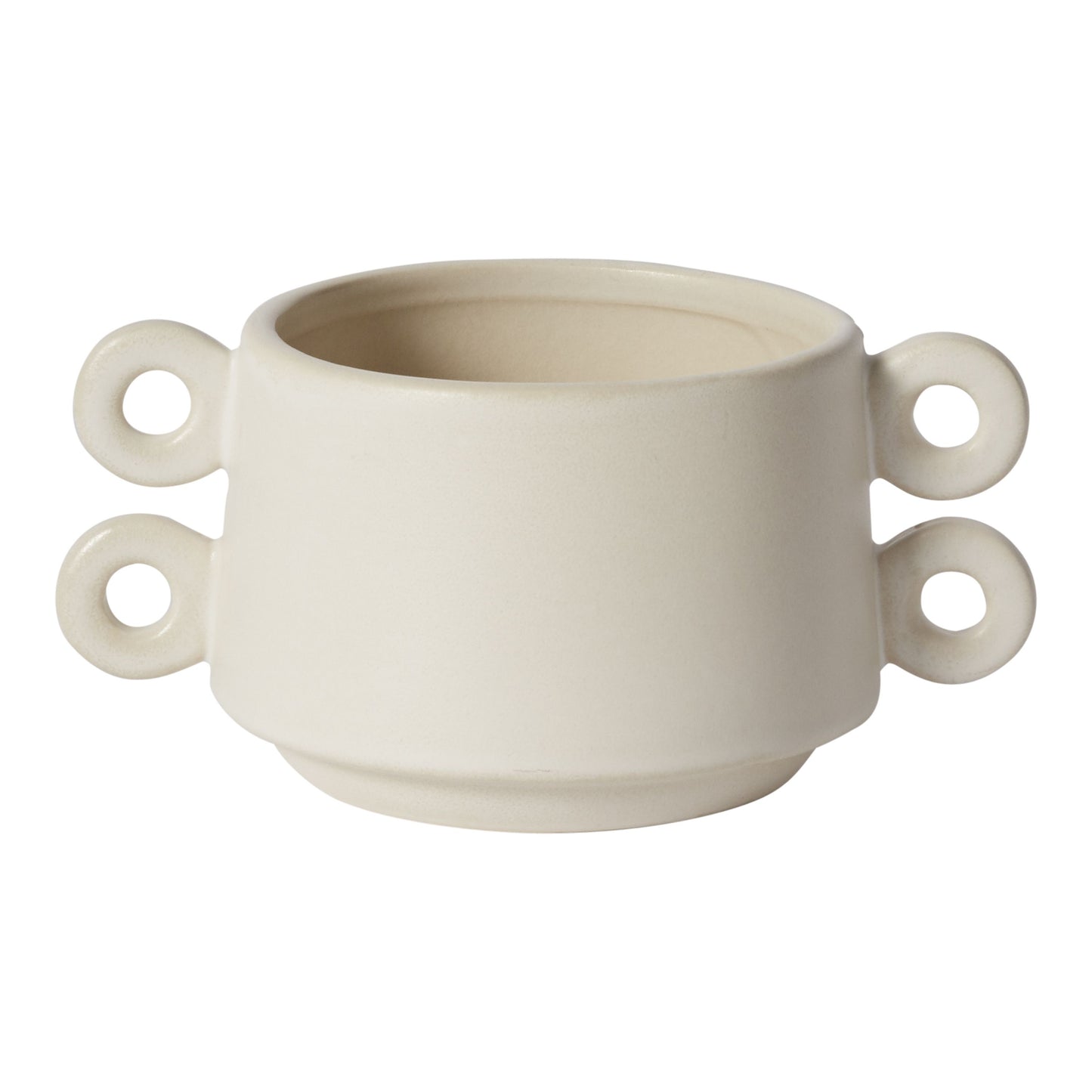 Cream Loop Pot