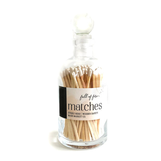 Modern Apothecary Matches - White