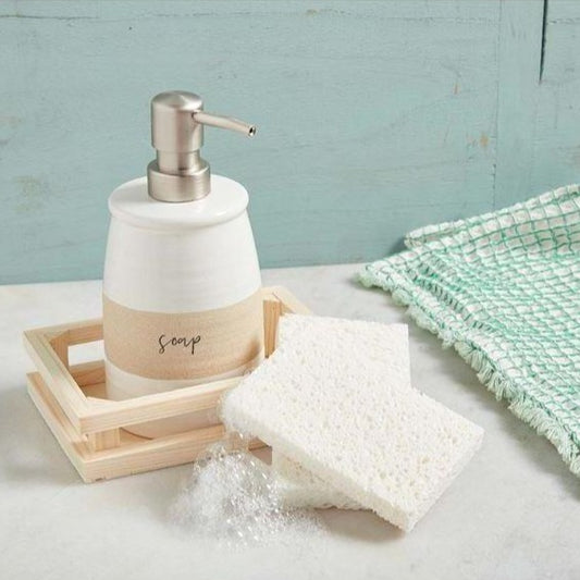 Sandstone Soap and Sponge Set