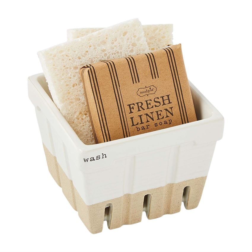“Wash” Sandstone Sponge and Soap Set