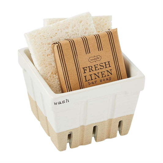 “Wash” Sandstone Sponge and Soap Set