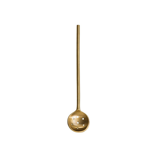 Gold Olive Straining Spoon