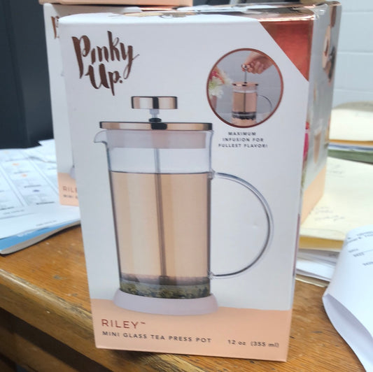 Pinky Up - Riley™ Mini Glass Tea Press Pot by Pinky Up®