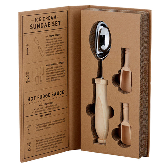 Ice Cream Sundae Scoop Set