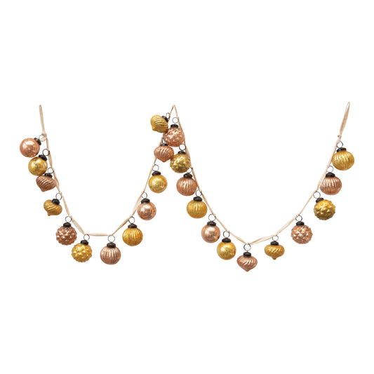 Ornament Garland - Yellow and Pink