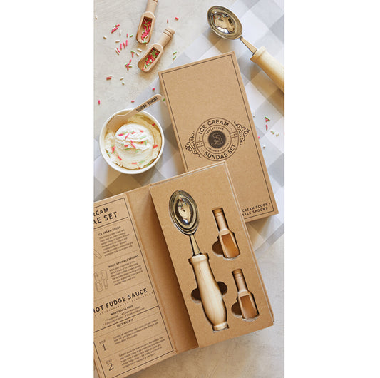 Ice Cream Sundae Scoop Set
